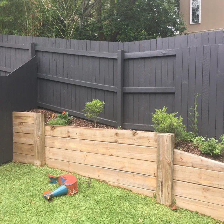 Timber Fence Painting